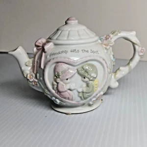 Precious Moments Figur - Friendship Hits The Spot - Porzellan Teekanne, 1993 - Bild 1 von 11