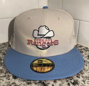 Texas Rangers New Era 59FIFTY 40th Anniversary Iced Lava Fitted Hat Size 7 3/8 - Picture 1 of 5
