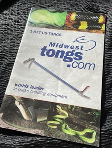 Snakes Midwest Tongs Snake Handling Equipment Catalog Advertising 2003 - Imagen 1 de 3