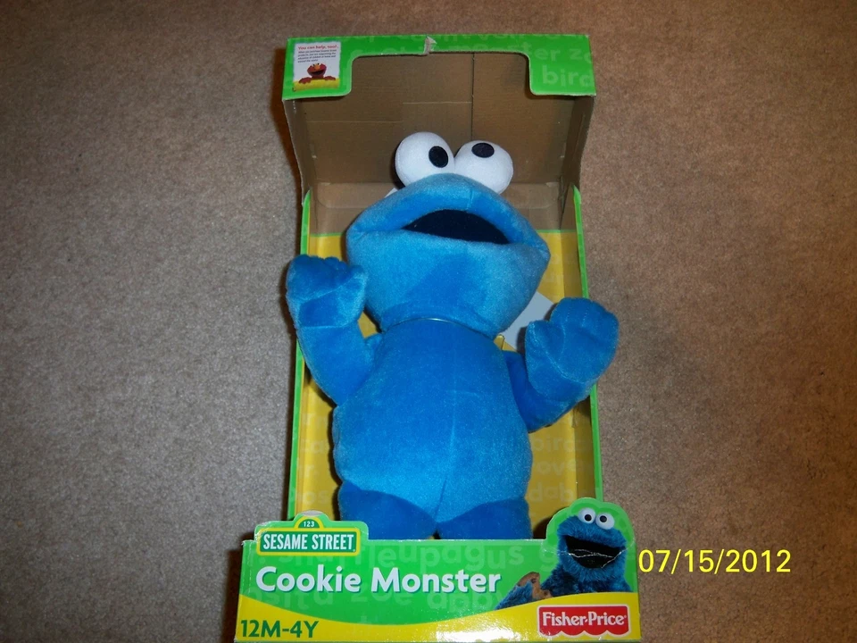 ¡NUEVO! ¡FIGURA DE PELUCHE MONSTRUO GALLETA CALLE SÉSAMO! Foto 1 de 1