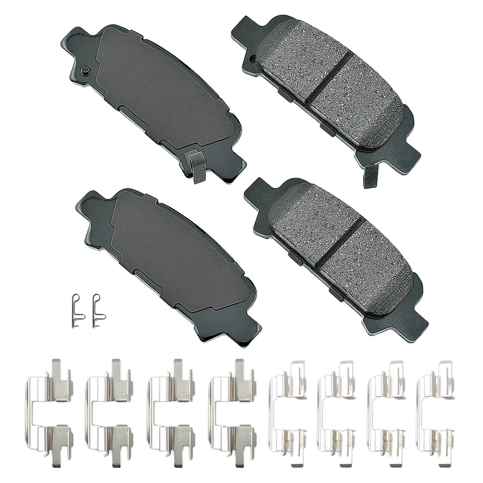 Juego de pastillas de freno de disco traseras Akebono 2001 2002 2003 para Subaru Outback 2000-2004 Foto 1 de 1