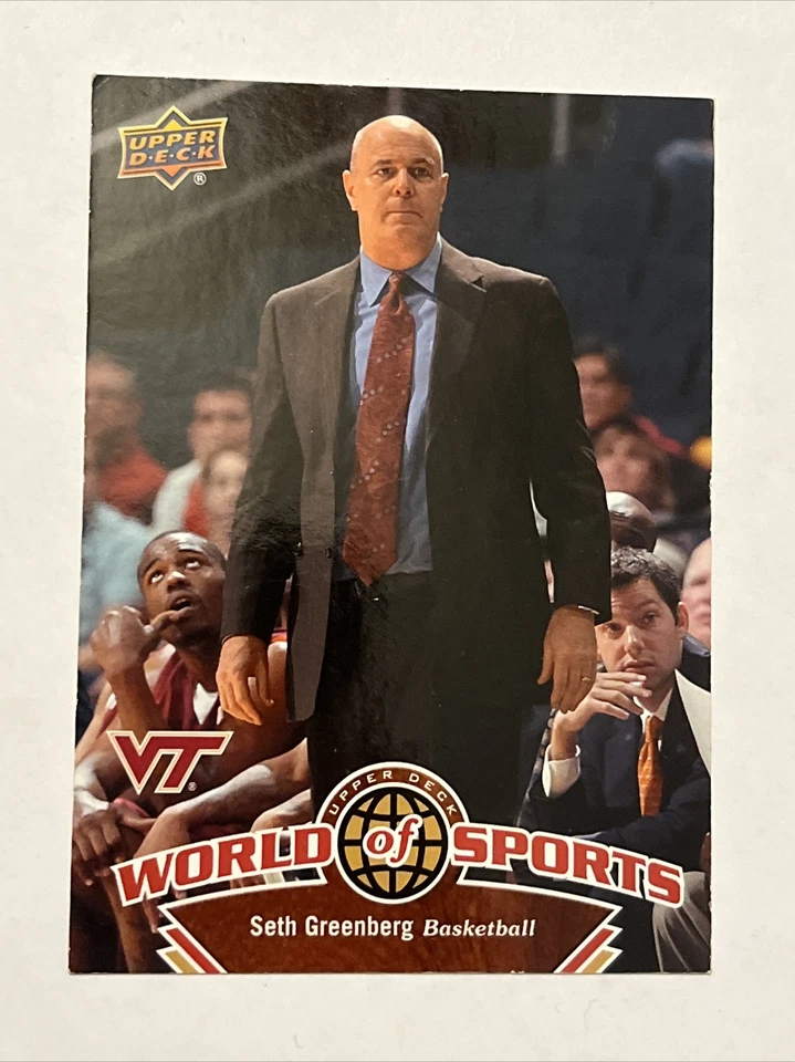 2010 Upper Deck World of Sports Seth Greenberg #375 Basketball Coach - Image 1 of 2