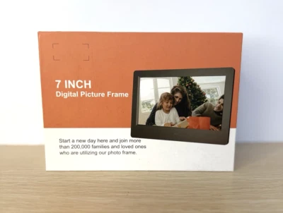 NEW Led MP3 Digital Picture Frame Photo Album 7" - Image 1 of 4