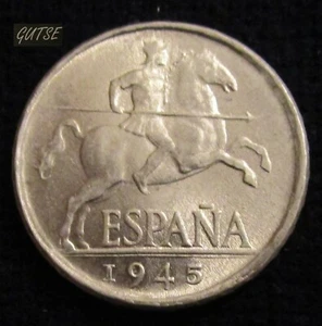 * Gutse * Franco > 4,5 Centesimi 1945,Lucentezza Originale,Top,Senza Circolare - Foto 1 di 2