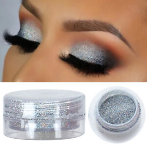 Pigment Silver 5ml Eye Sparkly Loose Powder Makeup Shadow Glitter EyeShadow