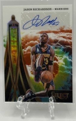 Jason Richardson 2024-25 Panini Select In Flight Tie-Dye Prizm Auto /25 Warriors - Image 1 of 3