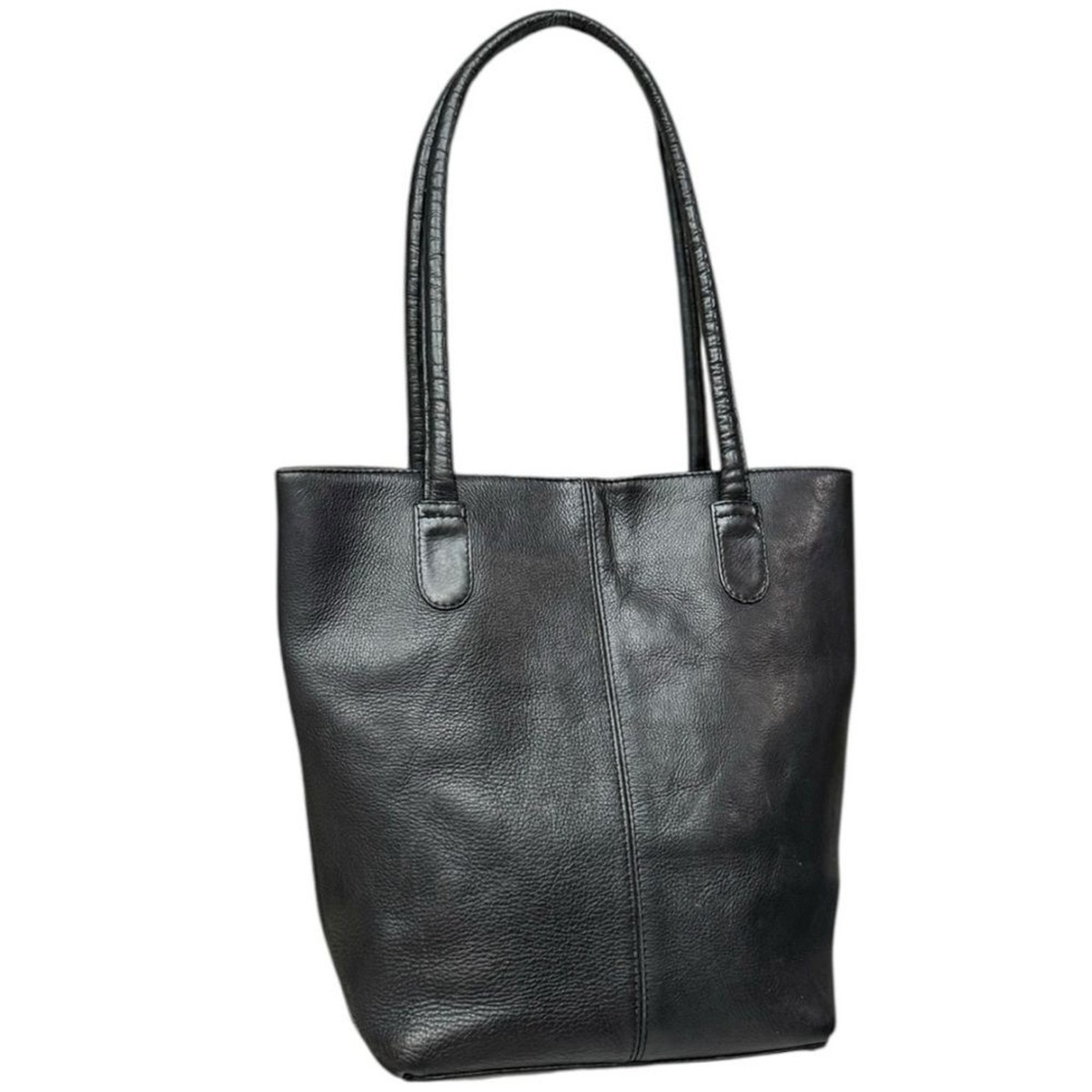 バッグ vintage ZIZINO tote bag leather black Leather Tote & Shopper Black Vintage Bags, Handbags & Cases