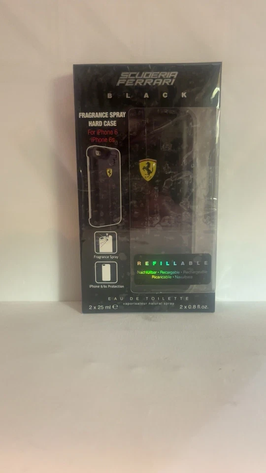 Eau de Toilette Spray Colonia Negro de Ferrari para Hombre 0.8oz Nuevo Foto 1 de 1
