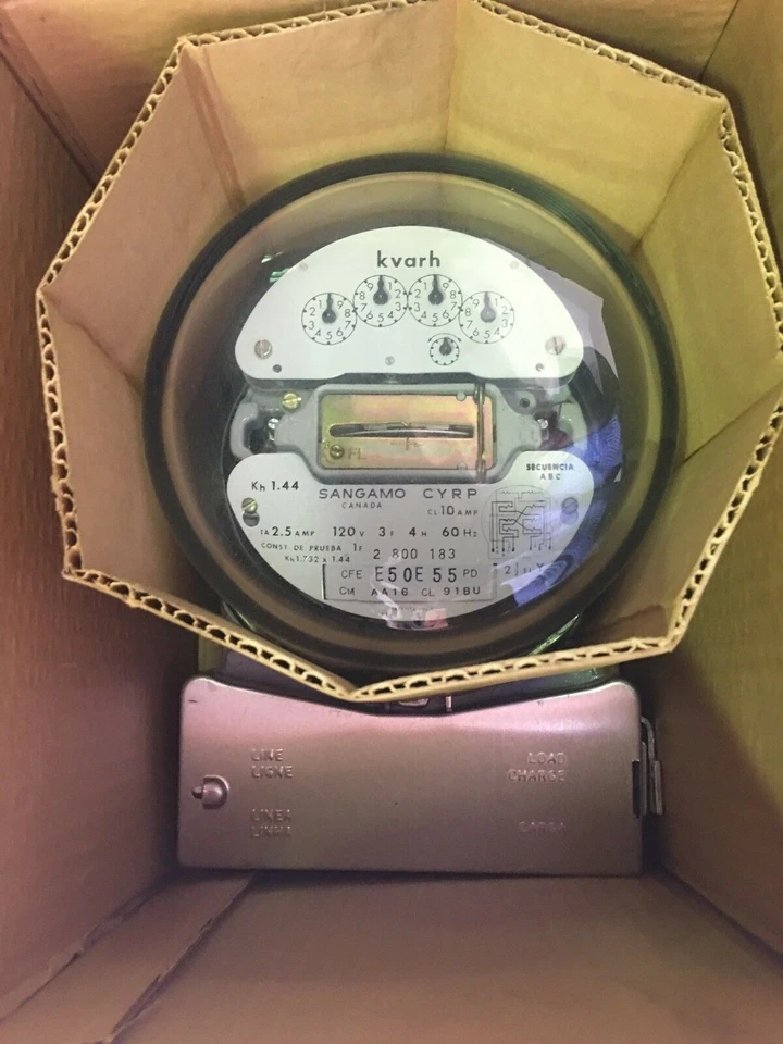 Sangamo Weston 24-hour Dial CLOCK Schlumberger Model 902922-252 NOS - Image 1 of 3