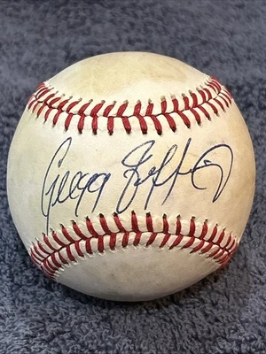 Pelota de béisbol firmada por Greg Jefferies autografiada D Foto 1 de 4