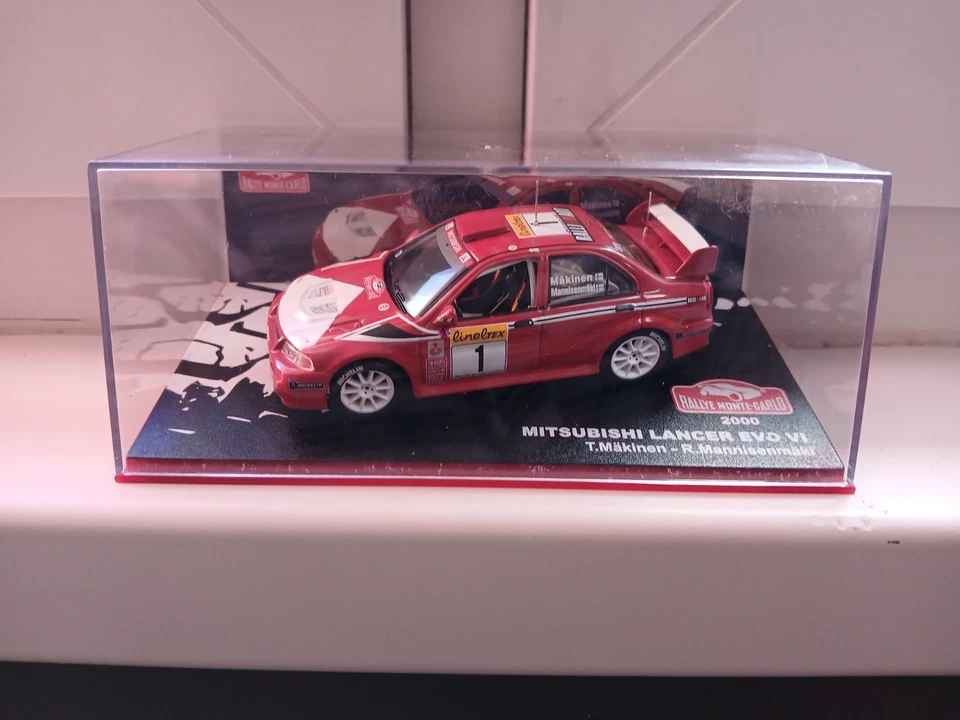 1/43e IXO/ALTAYA rallye monté carlo ( mitsubishi lancer EVO VI , 2000 ) - Photo 1/1