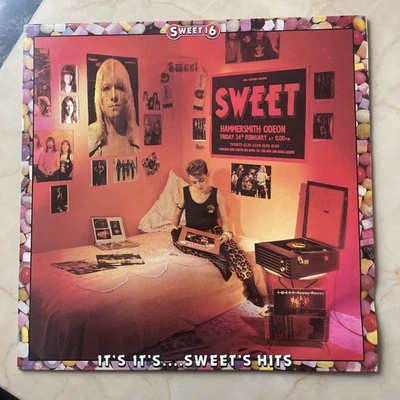SWEET 16 • It's It's...Sweet's Hits • UK Original 1984 Album Anagram VG+/EX  - Image 1 of 4