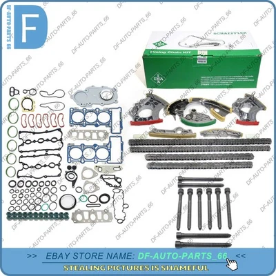 Kit de distribución OEM y juego de juntas de culata de motor para AUDI A6 S4 S5 Q7 3.0 TFSI Foto 1 de 4