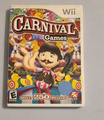 Carnival Games (Nintendo Wii, 2007)/ CIB/ TESTED AND WORKS  - Image 1 of 4