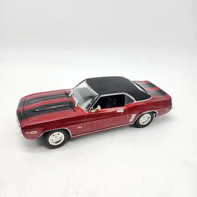 Johnny Lighting Maroon Paint 1969 Chevy Camaro Z28 1/24 Collector Condition - Image 1 of 4