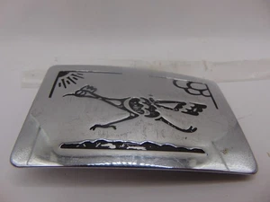 Chambers Belt Co. Road Runner Belt Buckle Vintage Made In USA Southwest Rodeo - Bild 1 von 5