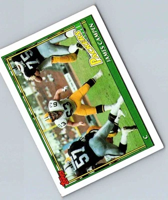 1991 Topps Football James Campen #454  Football Card - Image 1 of 2