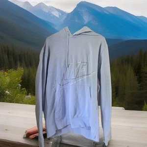 Vintage 2000 Nike center BIG Swoosh hoodie XL - Picture 1 of 5