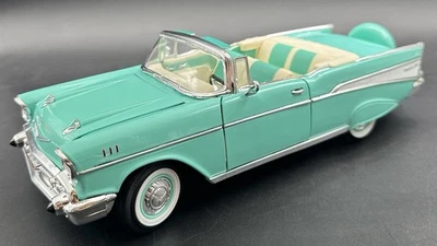 Road Signature 1957 Chevrolet Belair 1:18 Scale Die Cast Car Model Turquoise - Image 1 of 4