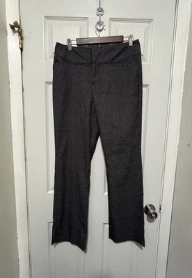 ELLE Women’s Size 8 Black Polka Dot Business Casual Dress Pants Career Trousers - Image 1 of 4