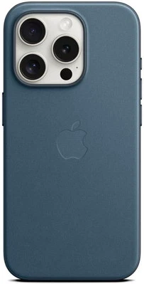 Genuine / Official Apple iPhone 15 Pro FineWoven Case / Cover - Pacific Blue - Image 1 of 4