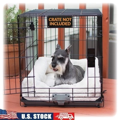 Almofada de luxo para caixa de cachorro antiderrapante reforço de lã lavável na máquina tapete confortável novo - Imagem 1 de 4