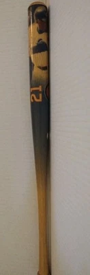 2002 MLB SAMMY SOSA 18" MINI WOOD BASEBALL BAT, CHICAGO CUBS - Image 1 of 3