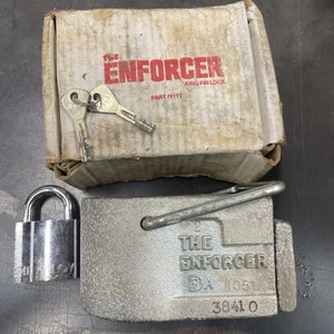 The Enforcer King Pin Lock #1111  Truck Semi Trailer Towing Security w/ 2 Keys - Picture 1 of 11