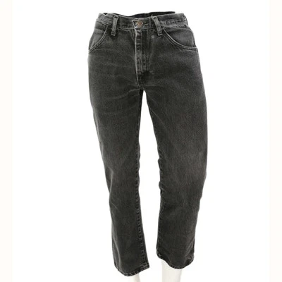 90s Vintage Rustler Charcoal Black Jeans Mens 32 Grunge Straight Leg Streetwear - Image 1 of 4