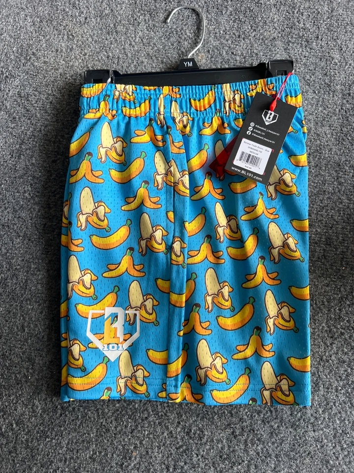 бейсбольный образ жизни 101 молодежь средний шорты банановый синий - Изображение 1 из 1