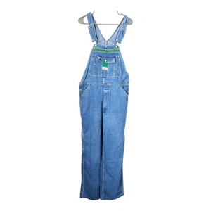 Vintage 70s Liberty Bib Overalls Mens 34x30 Denim workwear Dungarees Farm USA - Picture 1 of 9