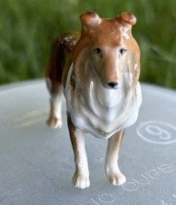 Vintage Bone China Collie Hund 3 Zoll - Bild 1 von 4