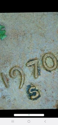 1970 S Small Date Lincoln Cent - No Fg - Floating Roof - Very Rare - Circulated - Image 1 of 4