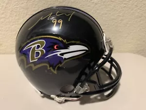 Michael McCrary Signed Baltimore Ravens Mini Helmet Tristar - Picture 1 of 3