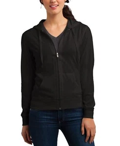 JustBlanks Women's Premium Full-Zip Fleece Hoodie - JBDT2100 - Picture 1 of 5