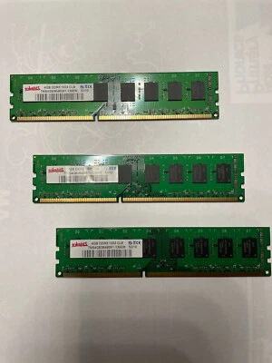takeMS 12GB 3x 4GB PC3-10600 non-ECC Unbuffered DDR3 1333Hz RAM - Image 1 of 2
