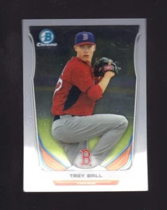 2014 Bowman Chrome Top Prospects Trey Ball Rookie #CTP20 Boston Red Sox - Picture 1 of 2
