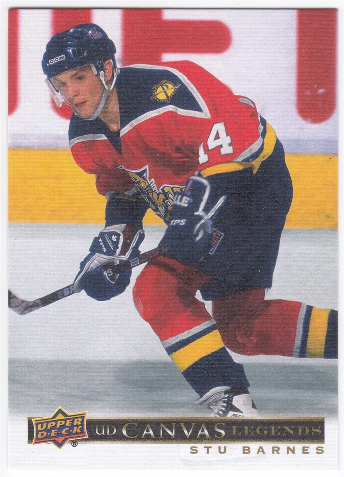 2020-21 SP Signature Edition Legends UD Canvas STU BARNES C-100 Florida Panthers - Image 1 of 1