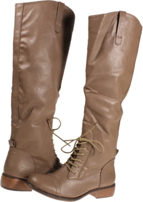Botas de montar Dirty Laundry para mujer Camp gris fuego hasta la rodilla talla 10 de EE. UU. Foto 1 de 3