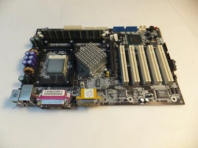 CHAINTECH CT-9EJL4-00SAF V1.0 Socket 478 Intel i845 Motherboard +P4 1.8GHz+512Mb - Image 1 of 4