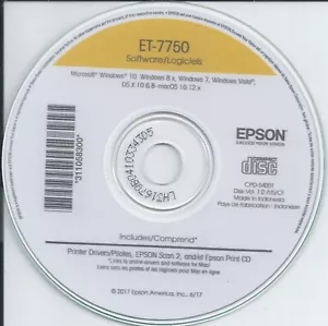 Epson ET-7750 BackUP Software for printer - Picture 1 of 1