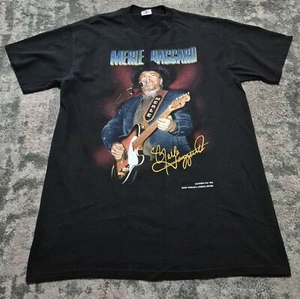 Merle Haggard Vintage Country Music’s Living Legend 1998 Black Shirt - Adult L  - Picture 1 of 7