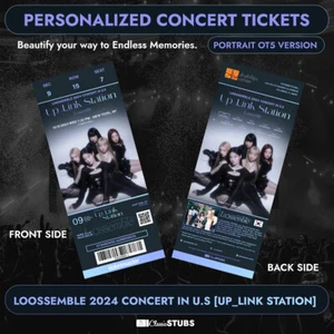 Personalized Loossemble 2024 Concert in US Up_Link Station Stub Concert Ticket - Picture 1 of 7