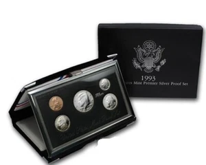 1993 U.S. Mint Premier Silver Proof Set ~~ NICE~~ - Picture 1 of 1