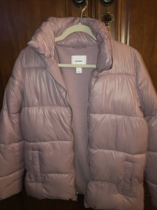 navy ladies puffer coat