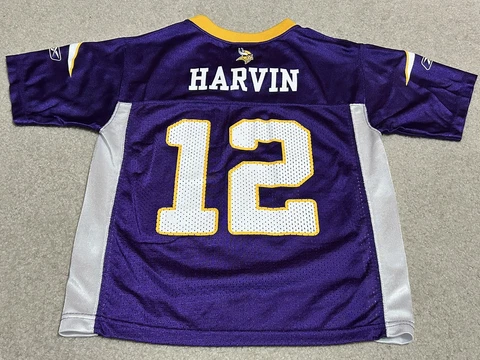 Percy Harvin Minnesota Vikings Football Jersey Kids Boys Large Vintage Reebok Cover