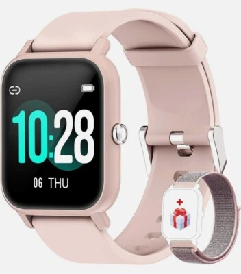 IOWODO R3PRO Smartwatch Pulsuhr Fitness Tracker Fitnessuhr Uhr für Herren Damen