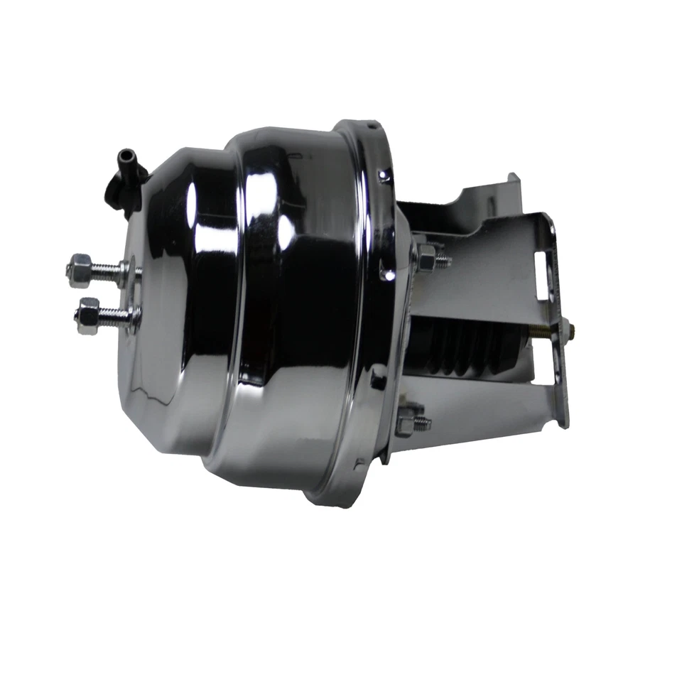 Frenos LEED -4V 8 pulgadas refuerzo de freno de doble potencia con soporte - Cromo Foto 1 de 1