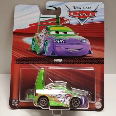 Disney Pixar Cars- WINGO WITH FLAMES  GREEN tuned 2024 - Image 1 of 3
