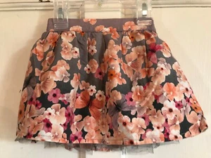 Baby Mädchen grau Blumen Party Rock mit Netz Petticoat von Next Age 12-18 Monate - Bild 1 von 4